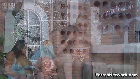 Sexy blonde girl fucks and gets creampie