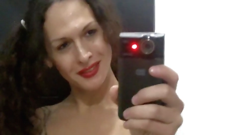 Sexy brunette take appeatad in a hot creampie