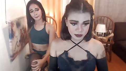 Cute asian girl with a sexy body
