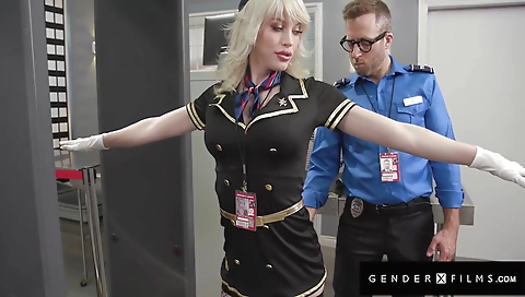 Mature woman cleans her first-ogn