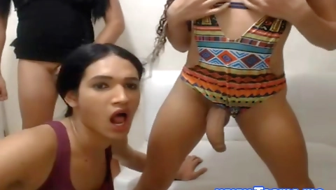 Hot babe fucks with a massive cock