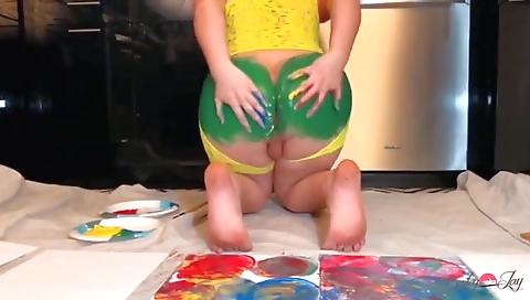 Harmony and busty girls share cock